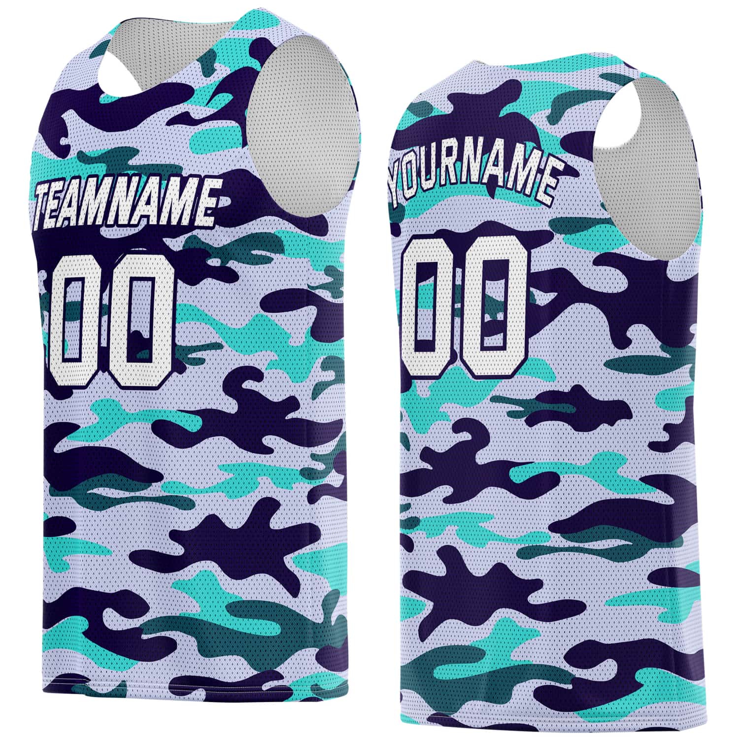Custom Pastel Camo Basketball Jersey - Personalized Team Name, Number & LOGO | Vosoli