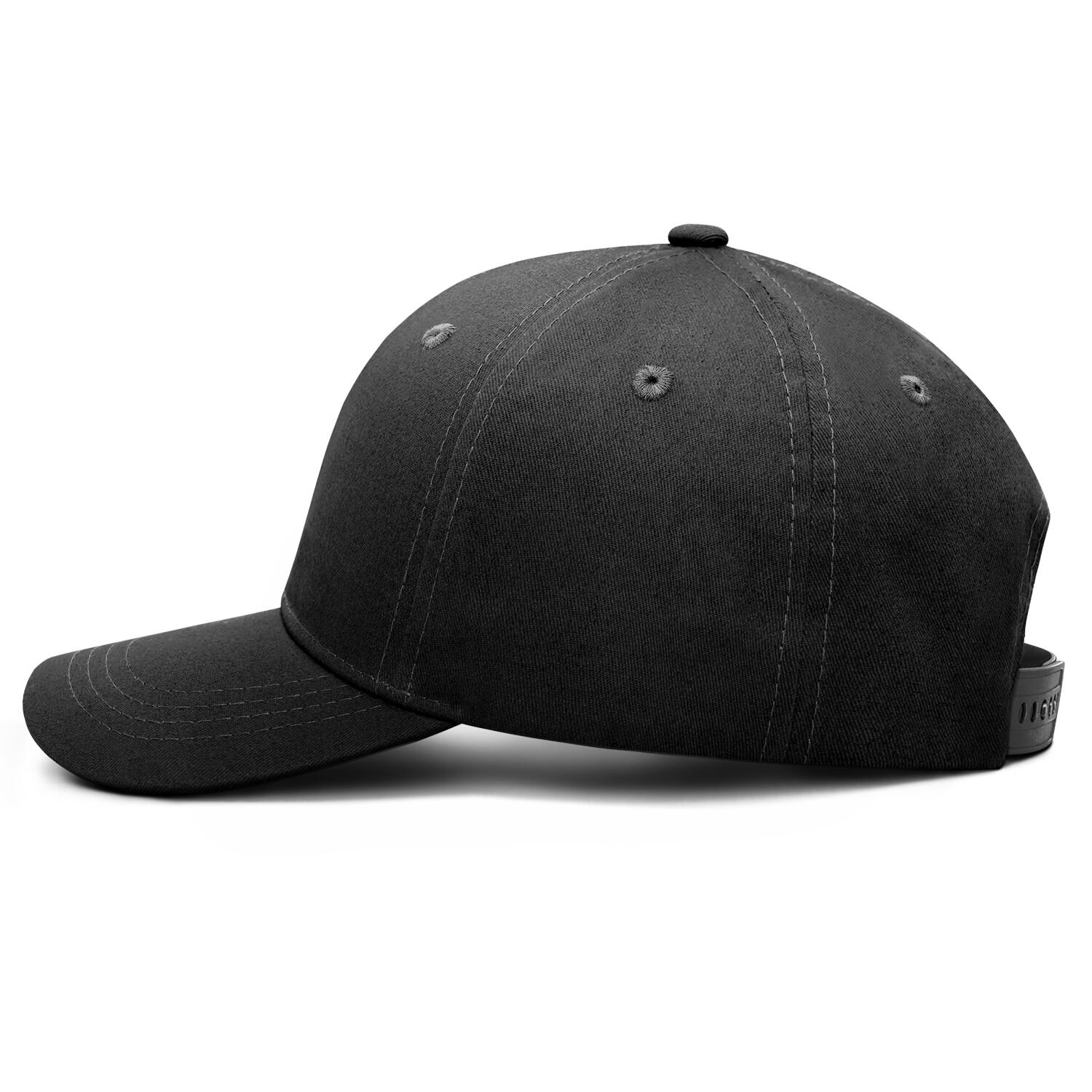 Vosoli Black Baseball Cap - Team Custom Embroider or Print Personalized Hat