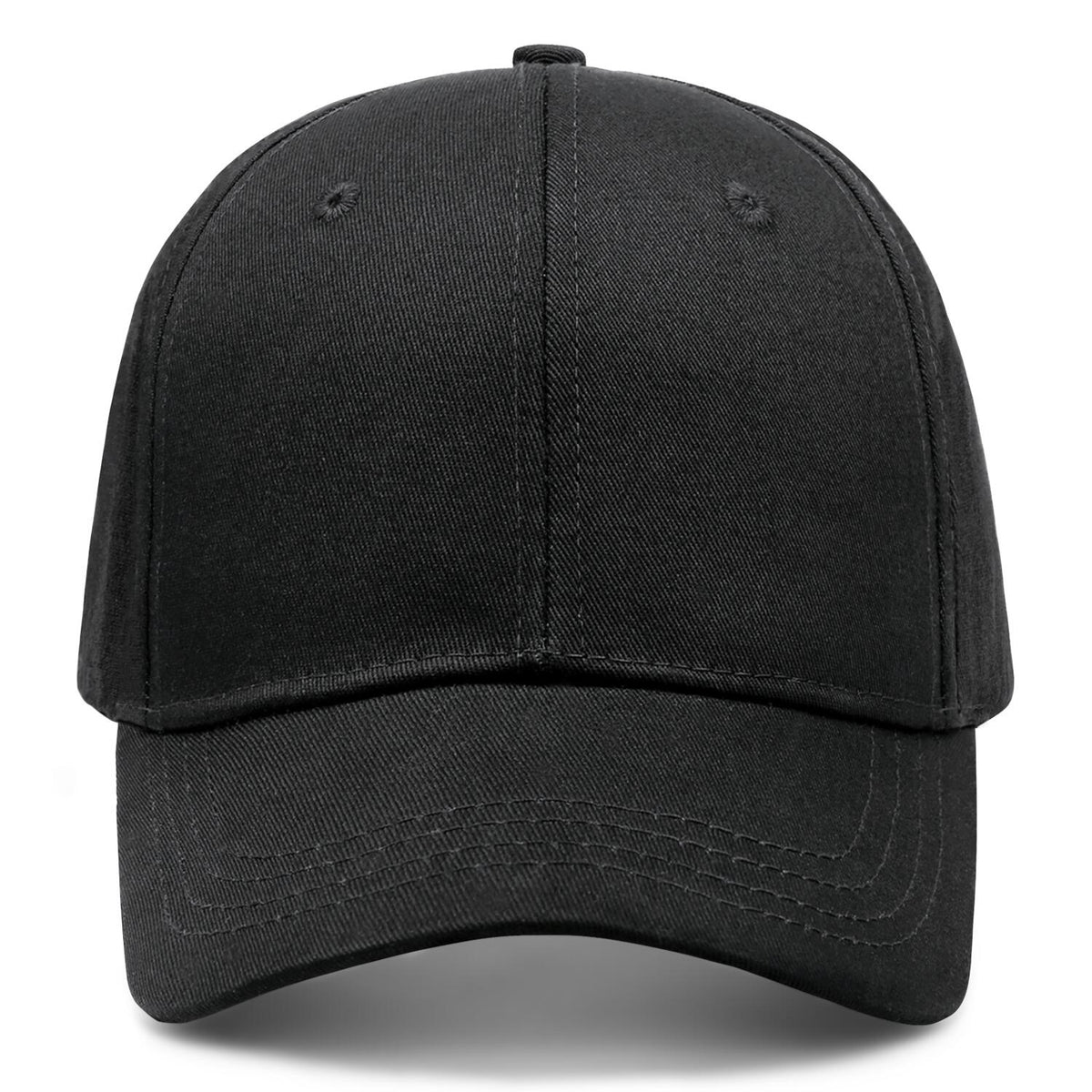 Vosoli Black Baseball Cap - Team Custom Embroider or Print Personalized Hat