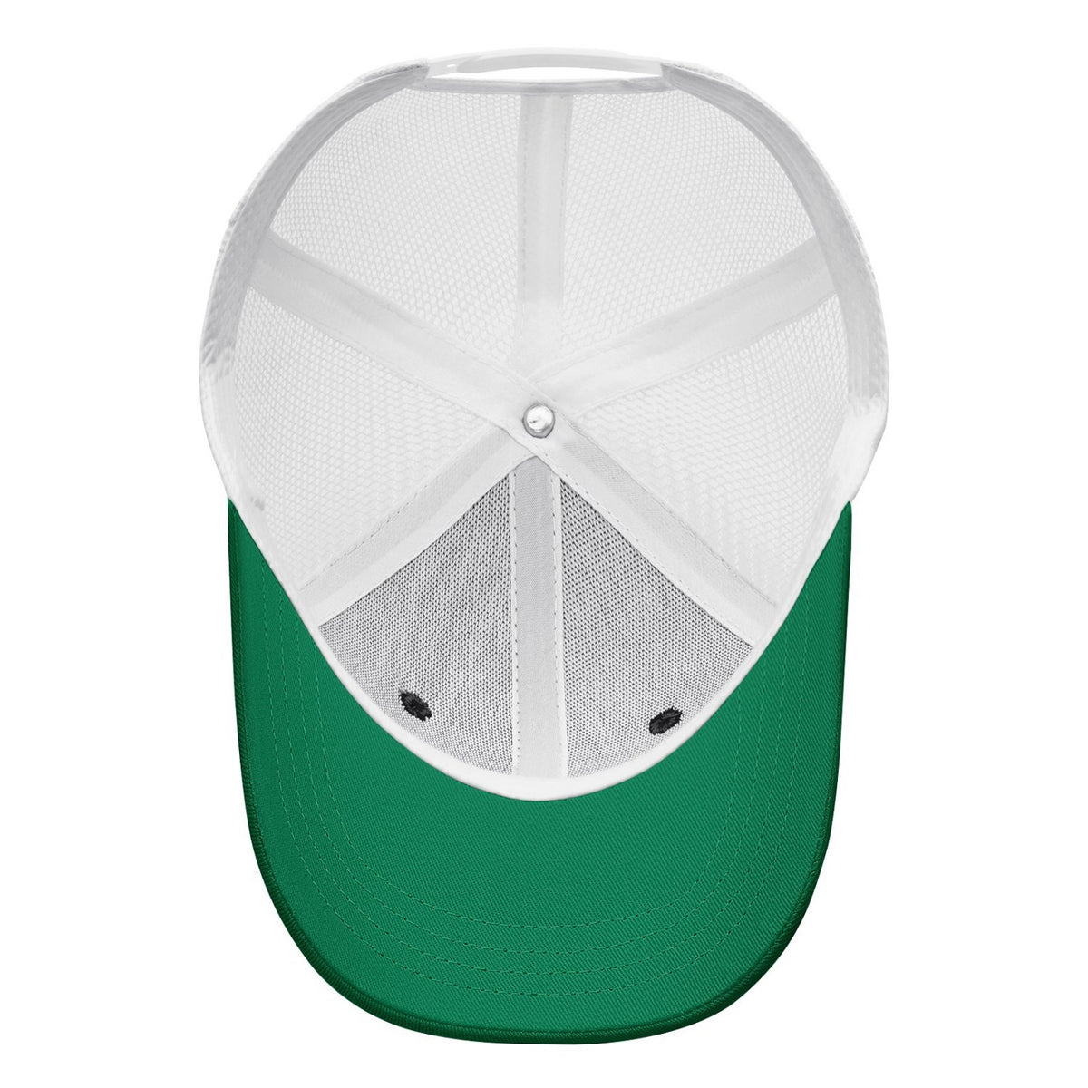 Vosoli Black & Forest Green Two-Tone Baseball Trucker Hat - Unisex Custom 3D Embroidery or Print