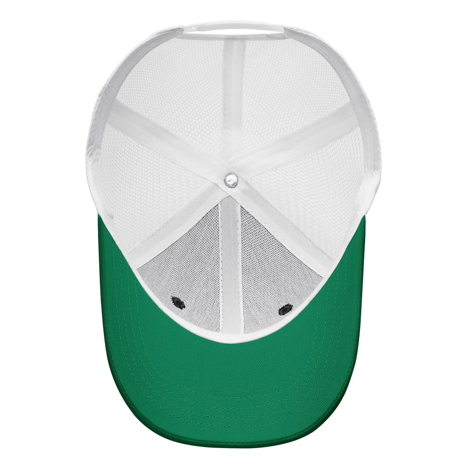 Vosoli Black & Forest Green Two-Tone Baseball Trucker Hat - Unisex Custom 3D Embroidery or Print