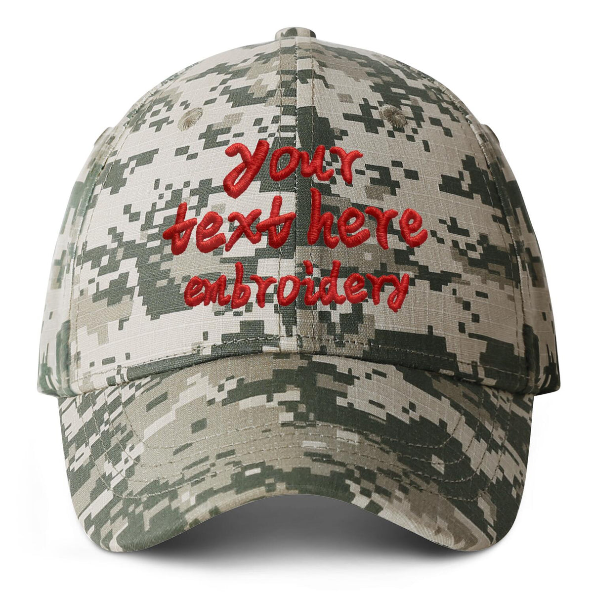 Vosoli Digital Camo Baseball Cap - Team Custom Embroider or Print Personalized Hat