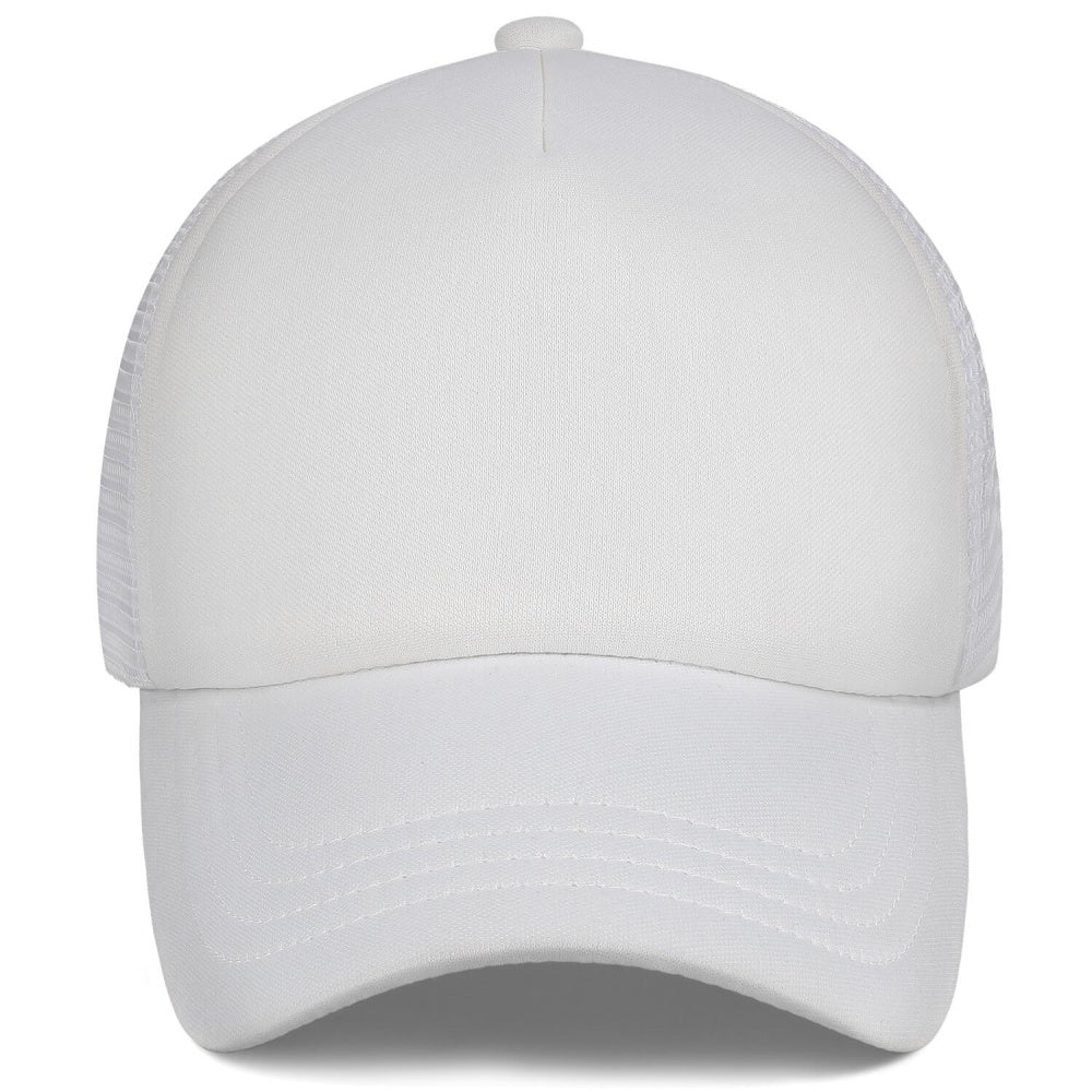 Vosoli Kids White Mesh Trucker Cap - Custom Embroidered Personalized Children’s Hat