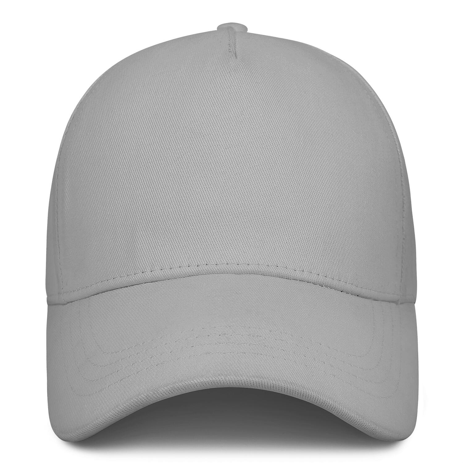 Vosoli Custom Embroidered Grey Baseball Cap - Personalized Embroidery Hat