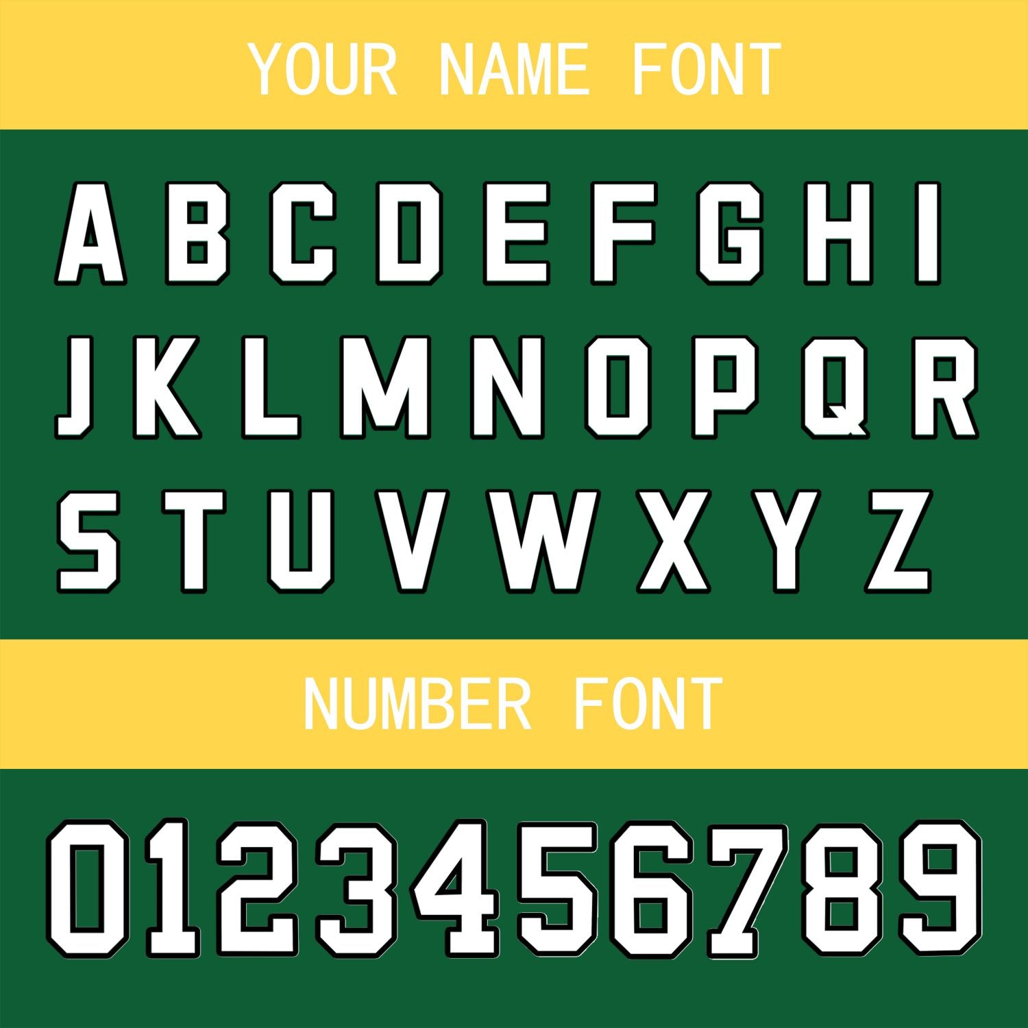 VOSOLI Custom Stitched Forest Green and Yellow Two-Tone Baseball Jersey