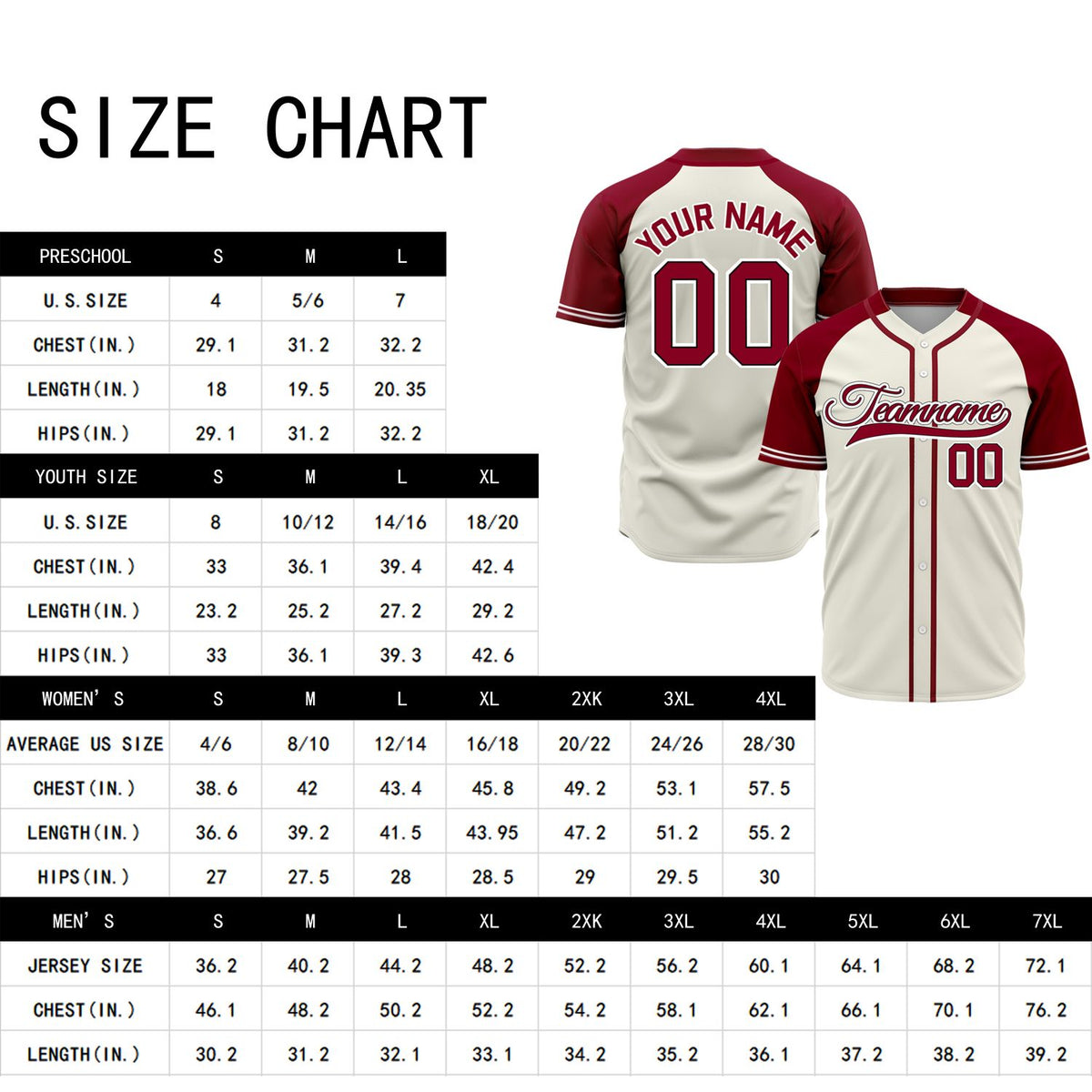 VOSOLI Custom Stitched Maroon and Cream Retro Baseball Jersey