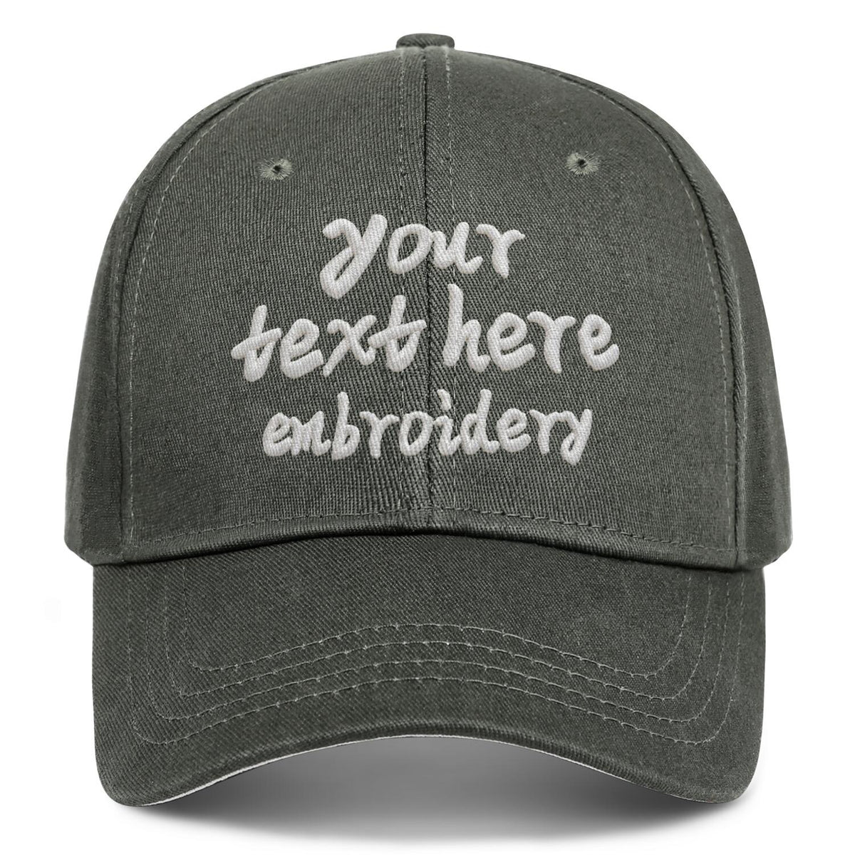 Vosoli Dark Green Baseball Cap - Team Custom Embroider or Print Personalized Hat