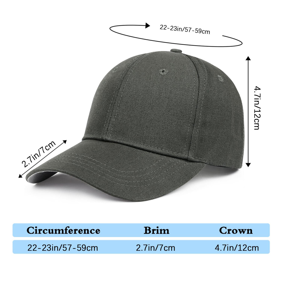 Vosoli Dark Green Baseball Cap - Team Custom Embroider or Print Personalized Hat