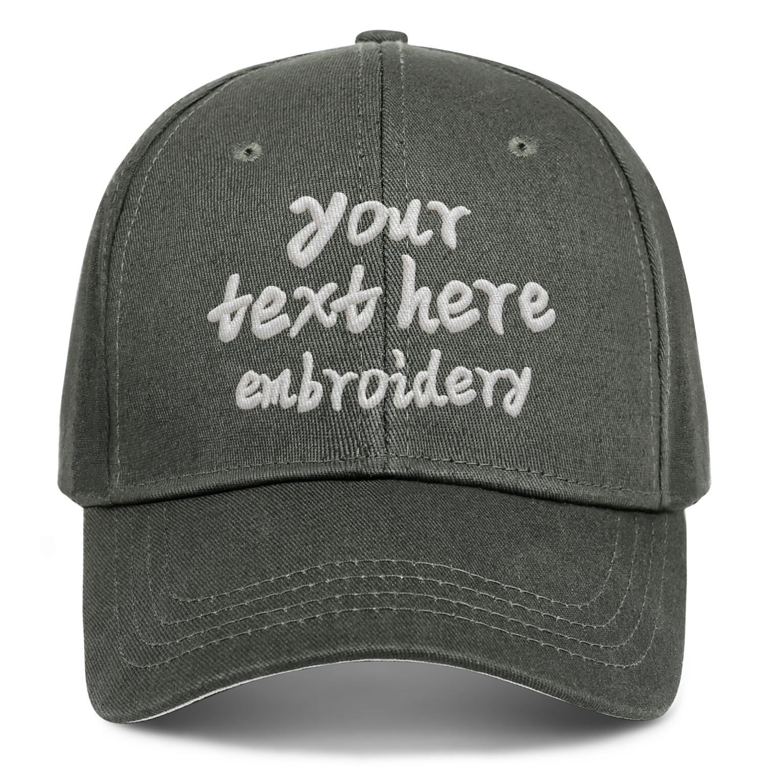 Vosoli Dark Green Baseball Cap - Team Custom Embroider or Print Personalized Hat