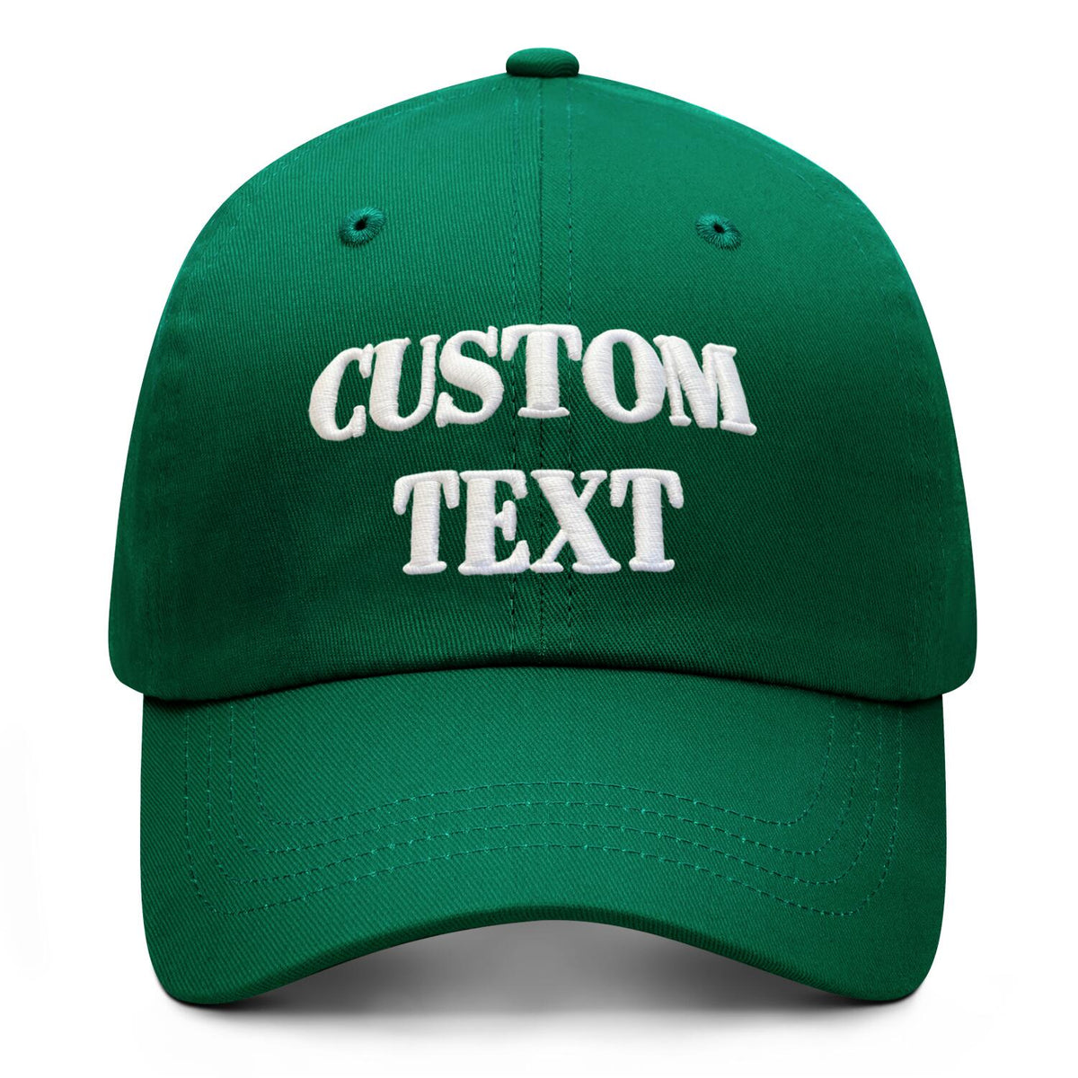 Vosoli Forest Green Unisex Baseball Cap - Personal &amp; Team Custom 3D Embroidery or Print Hat