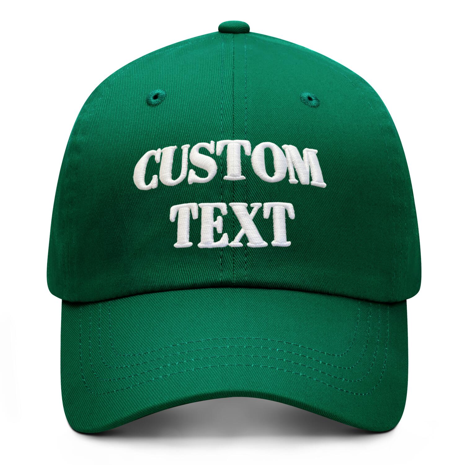 Vosoli Forest Green Unisex Baseball Cap - Personal & Team Custom 3D Embroidery or Print Hat