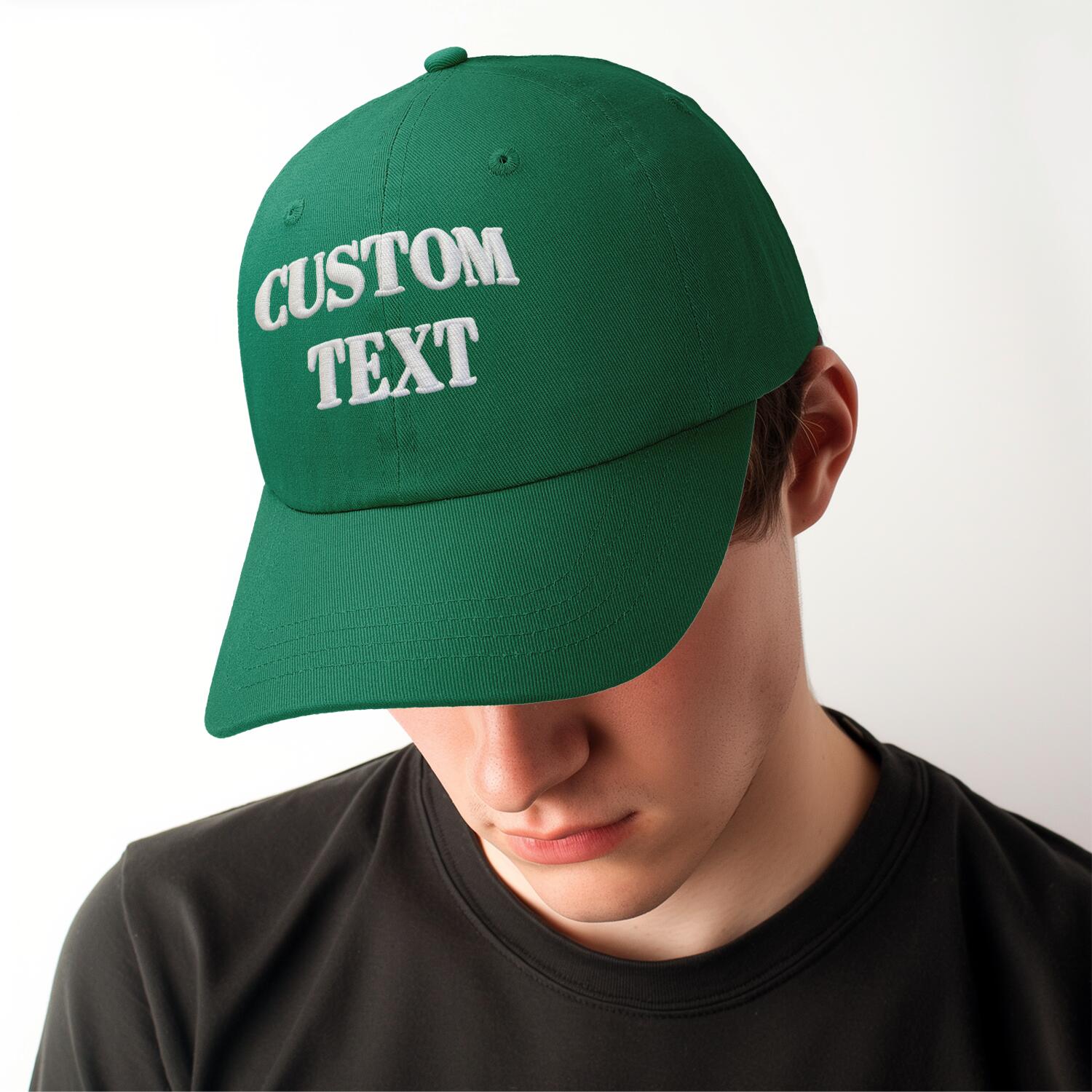 Vosoli Forest Green Unisex Baseball Cap - Personal & Team Custom 3D Embroidery or Print Hat