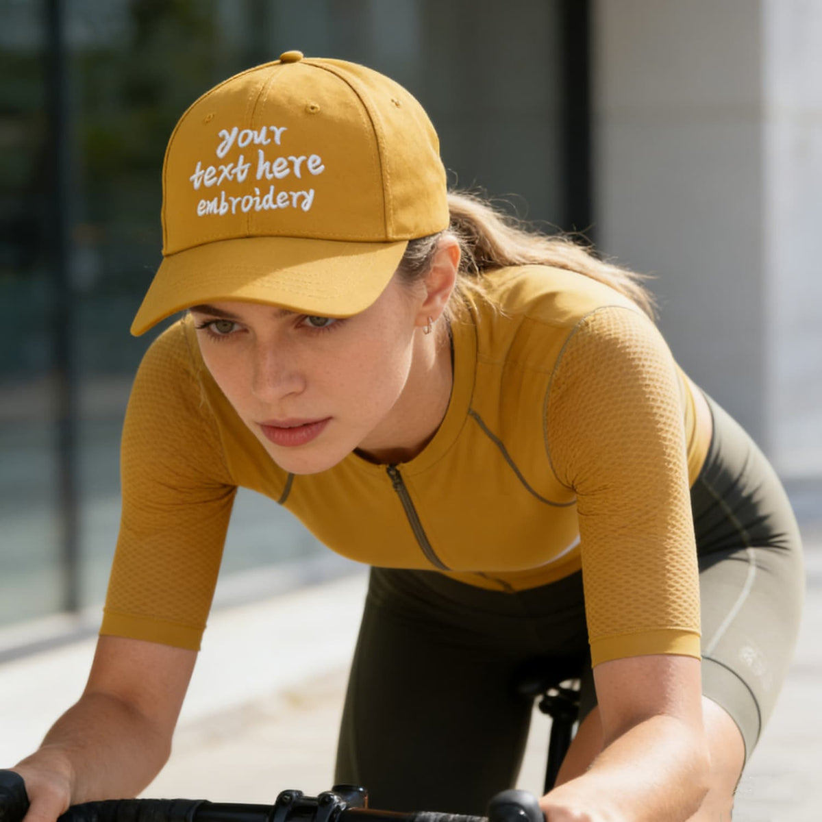 Vosoli Gold Solid Baseball Cap - Unisex Custom 3D Embroidery or Print