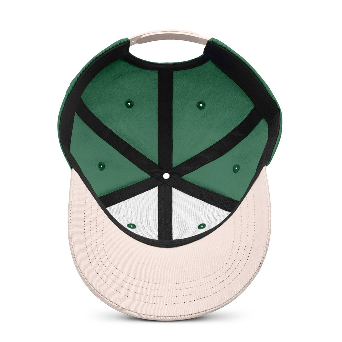 Vosoli Green Sand Two-Tone Baseball Cap - Unisex Custom 3D Embroidery or Print