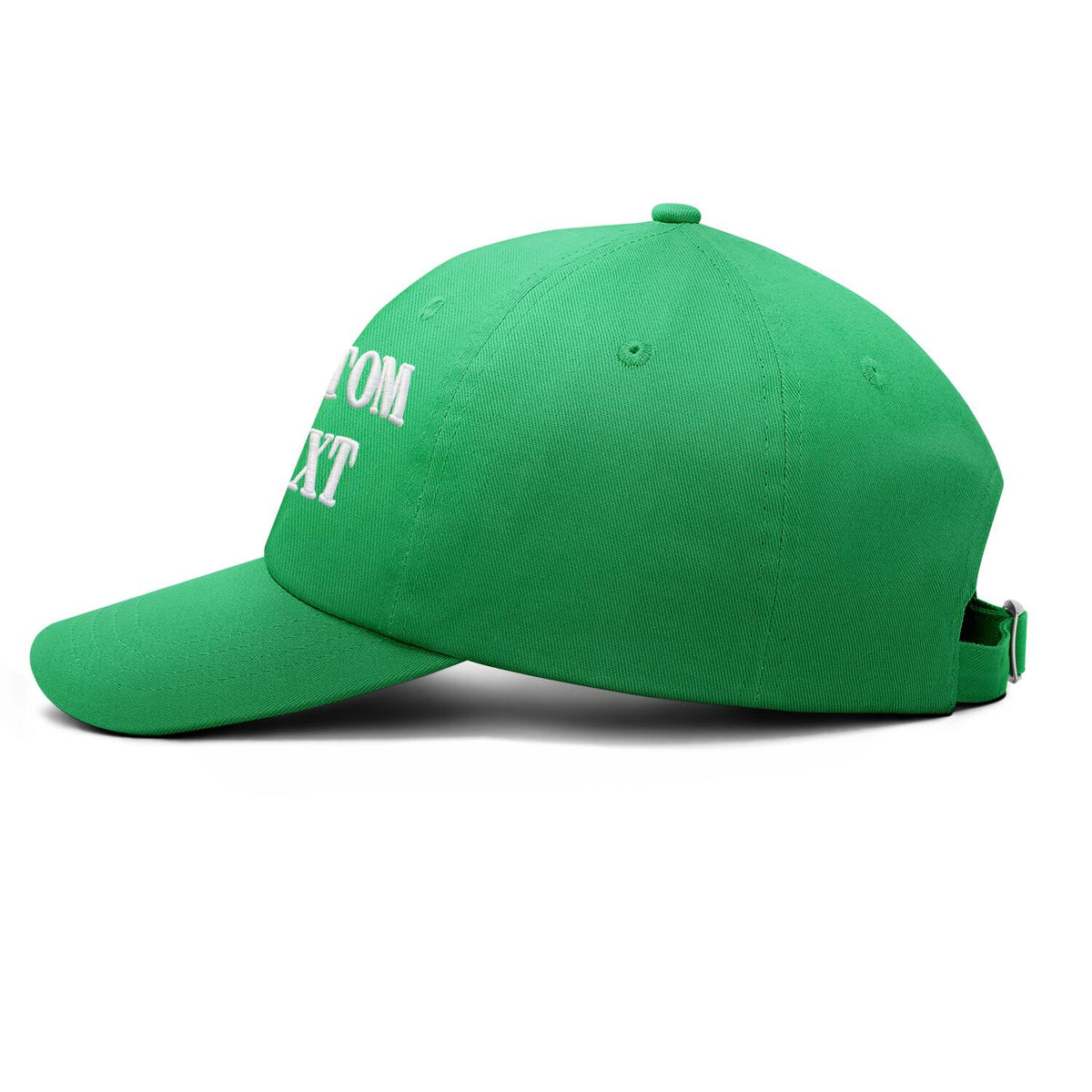 Vosoli Lime Green Unisex Baseball Cap - Personal & Team Custom 3D Embroidery or Print Hat