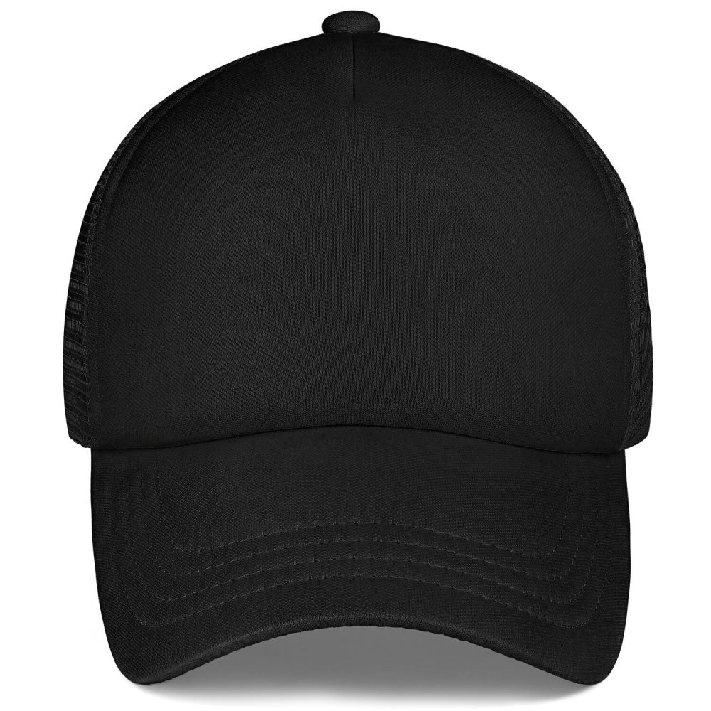 Vosoli Kids Black Mesh Trucker Cap - Custom Embroidered Personalized Children’s Hat