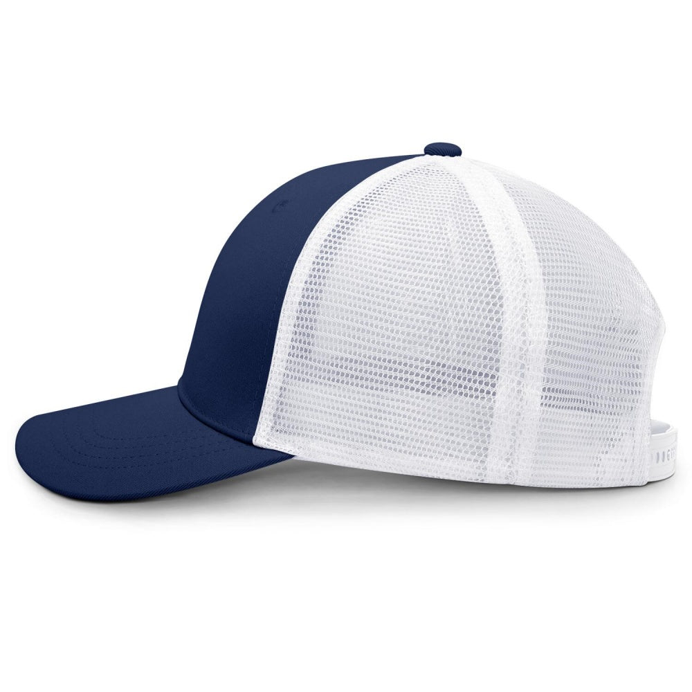 Vosoli Navy White Trucker Cap - Custom Embroidered Personalized Hat
