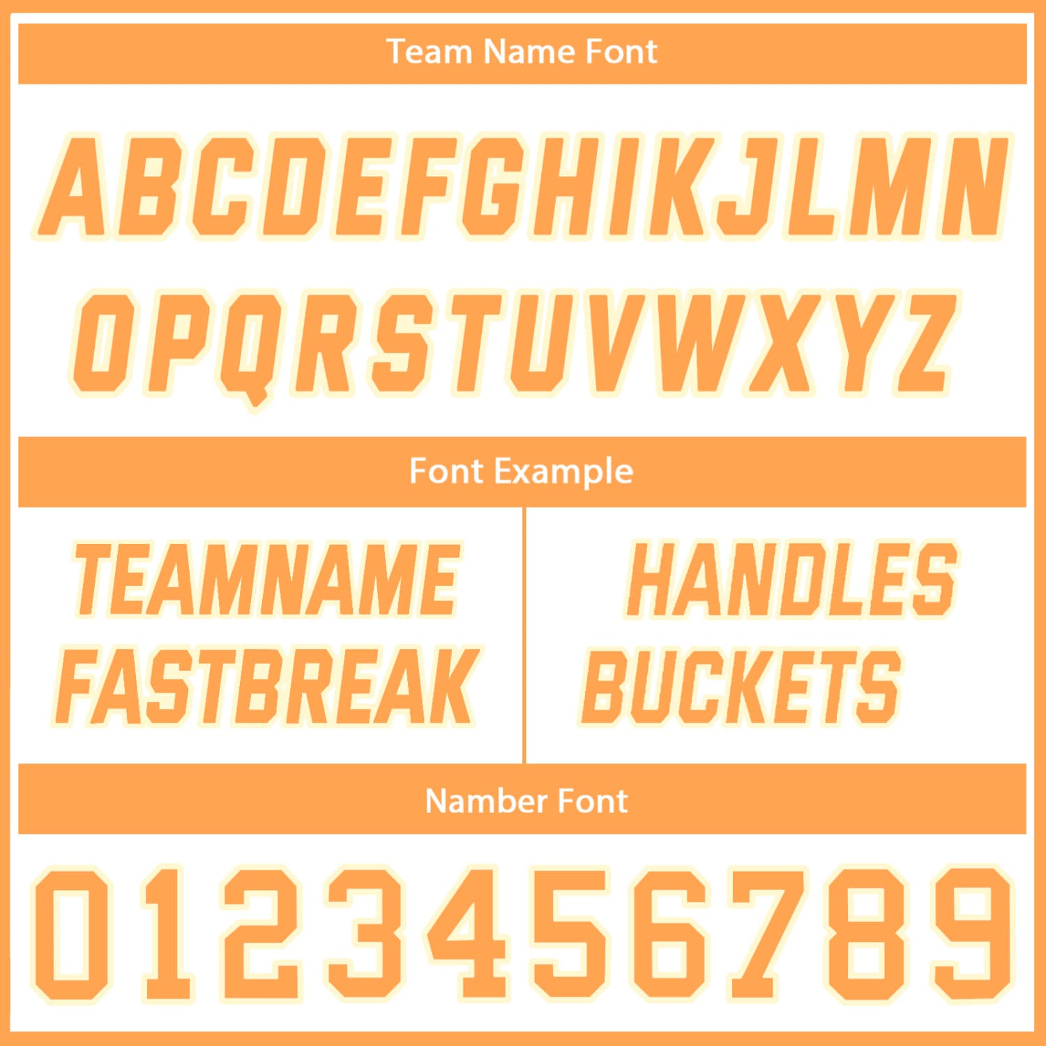 Custom Reversible Basketball Jersey for Individuals & Teams – Orange Beige White Star Stripe | Vosoli