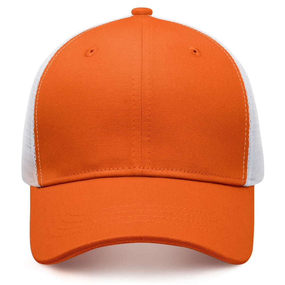 Vosoli Orange White Trucker Cap - Custom Embroidered Personalized Hat