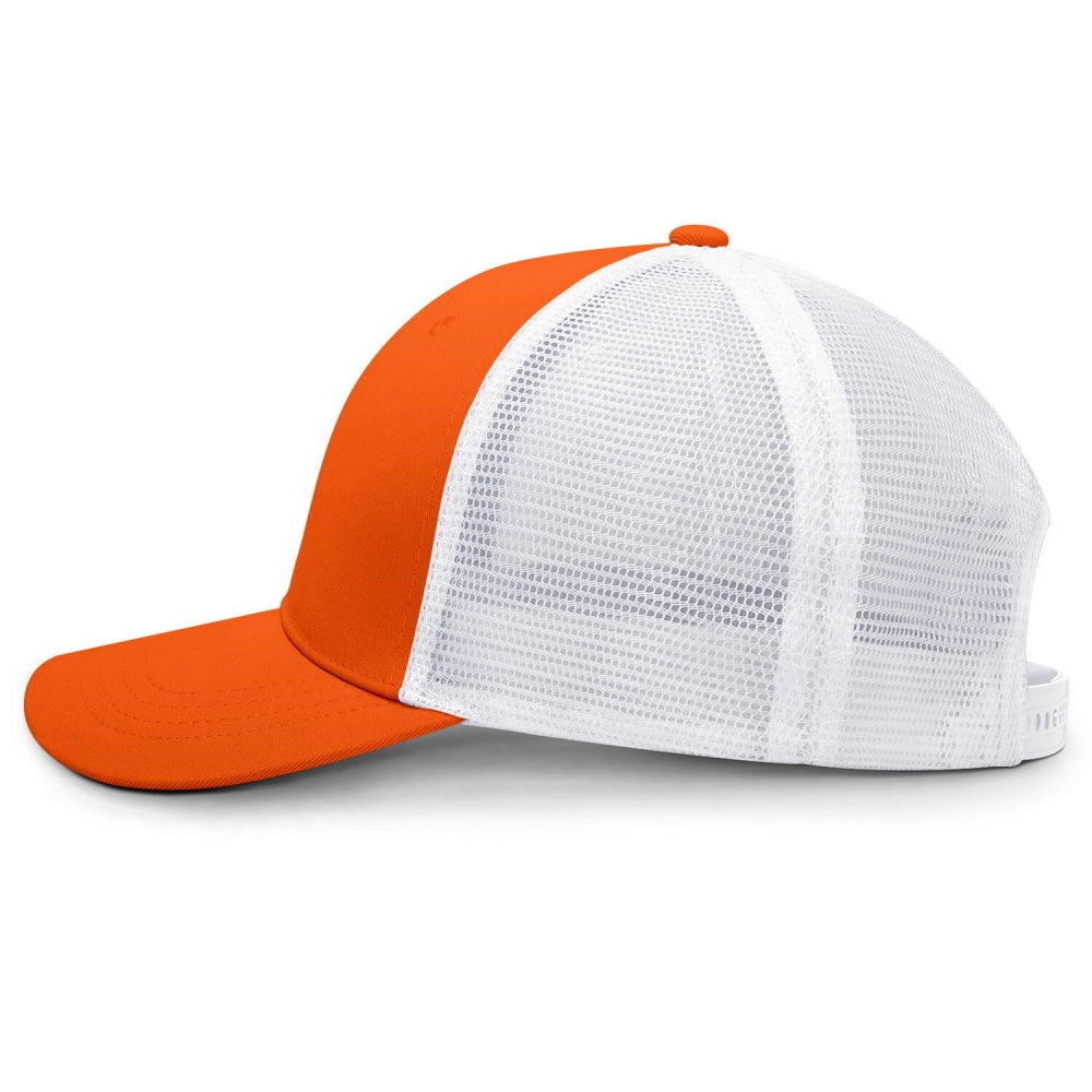 Vosoli Orange White Trucker Cap - Custom Embroidered Personalized Hat