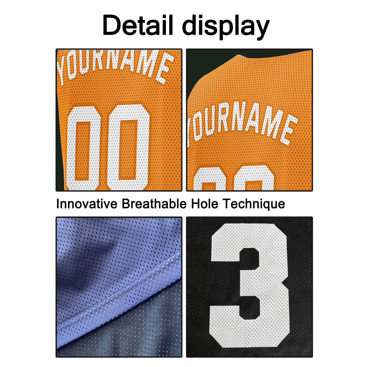 Custom Reversible Basketball Jersey for Individuals & Teams – Orange Yellow White Star Stripe | Vosoli