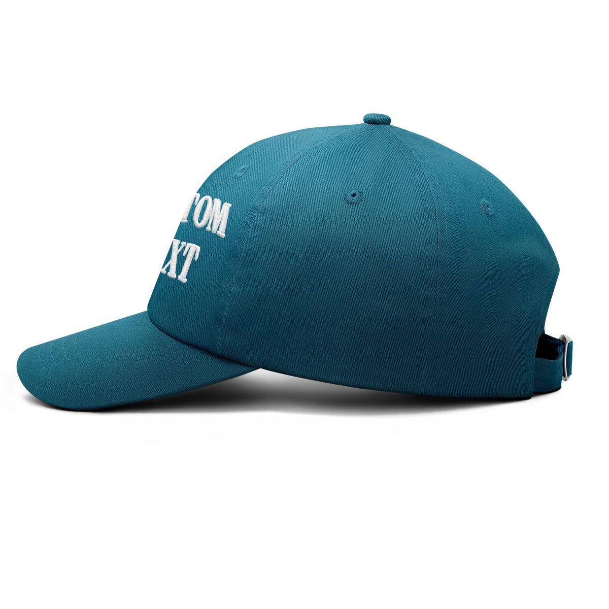 Vosoli Teal Unisex Baseball Cap - Personal & Team Custom 3D Embroidery or Print Hat
