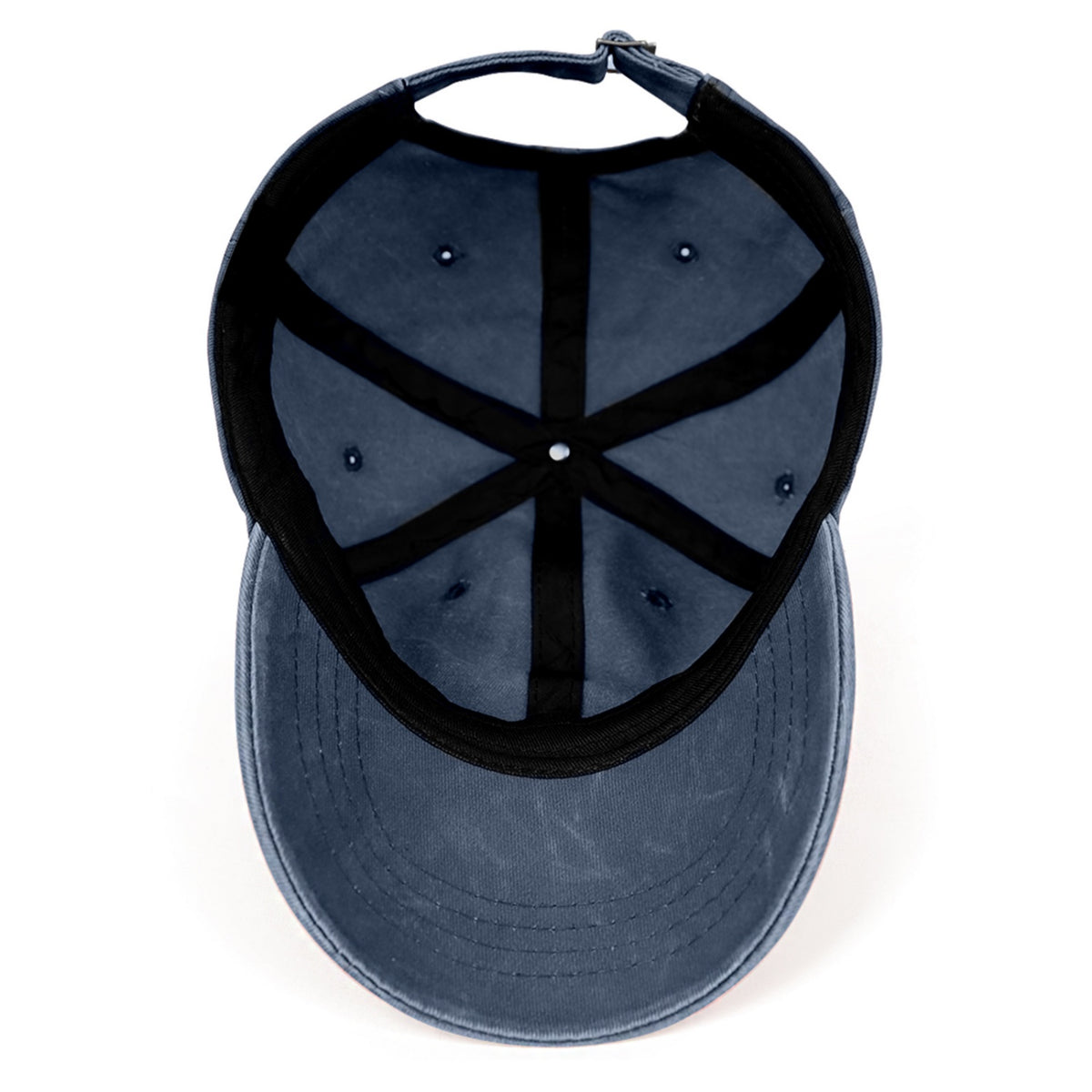 Vosoli Blue Washed Denim Unisex Baseball Cap - Team Custom 3D Embroidery or Print Personalized Hat