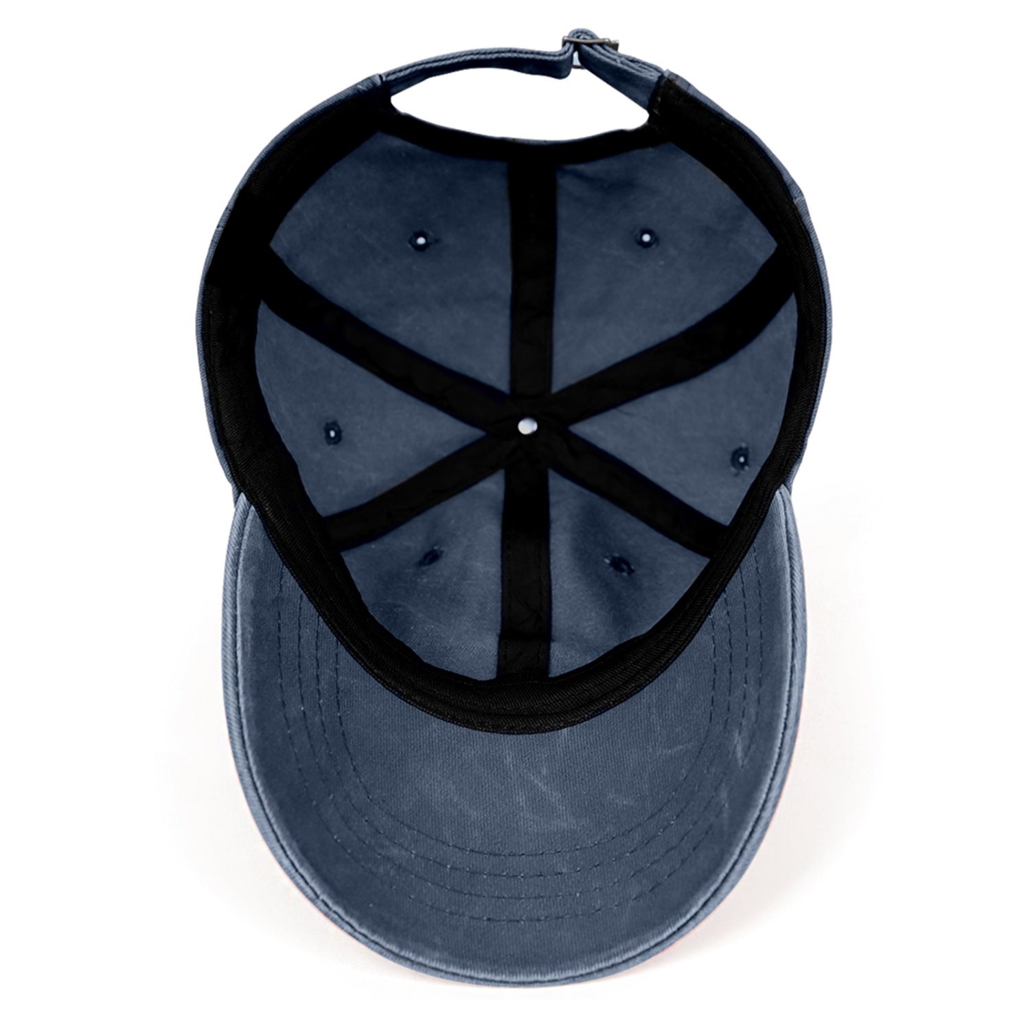Vosoli Blue Washed Denim Unisex Baseball Cap - Team Custom 3D Embroidery or Print Personalized Hat