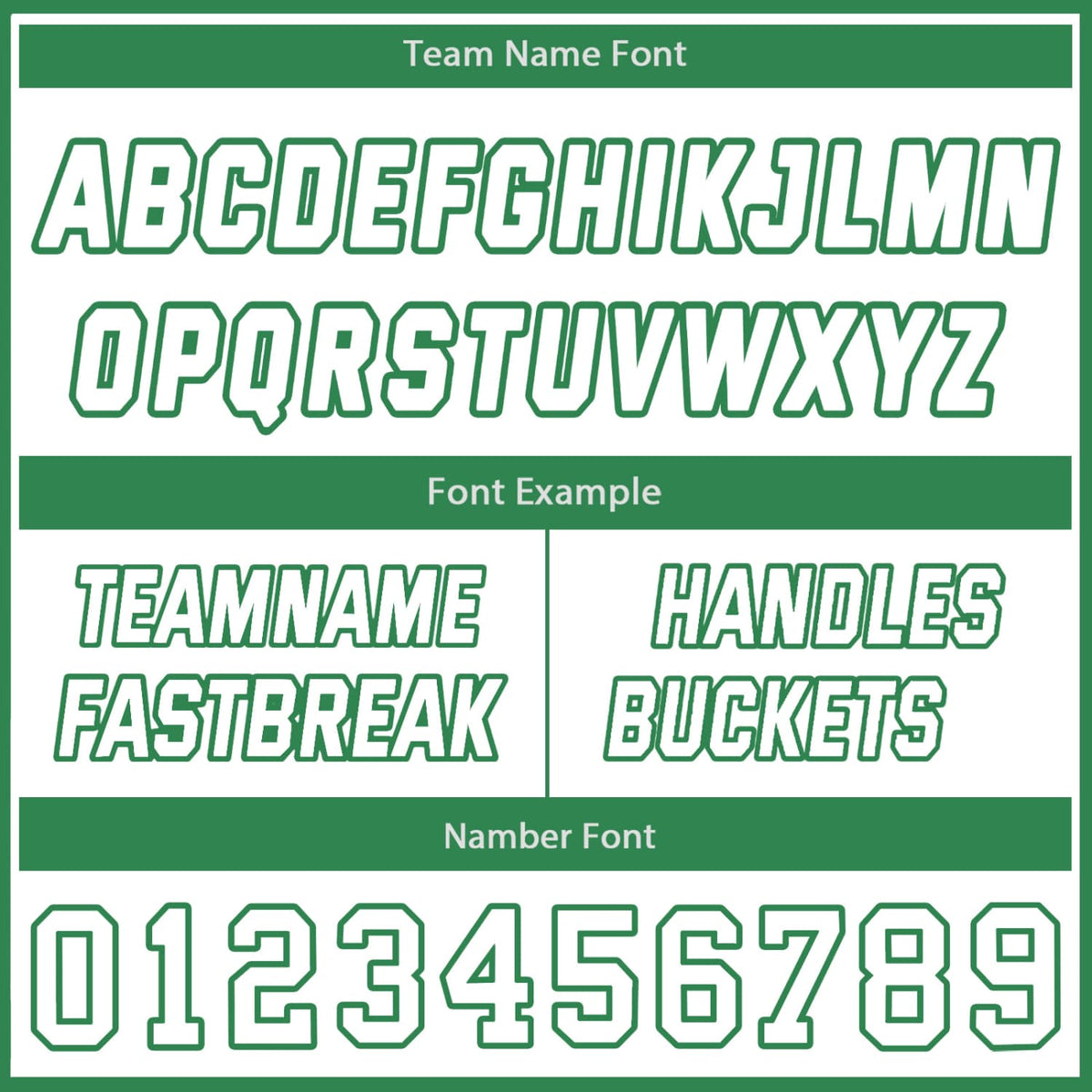 Custom White & Green Sketch Pattern Basketball Jersey - Personalized Team Name, Number & LOGO | Vosoli