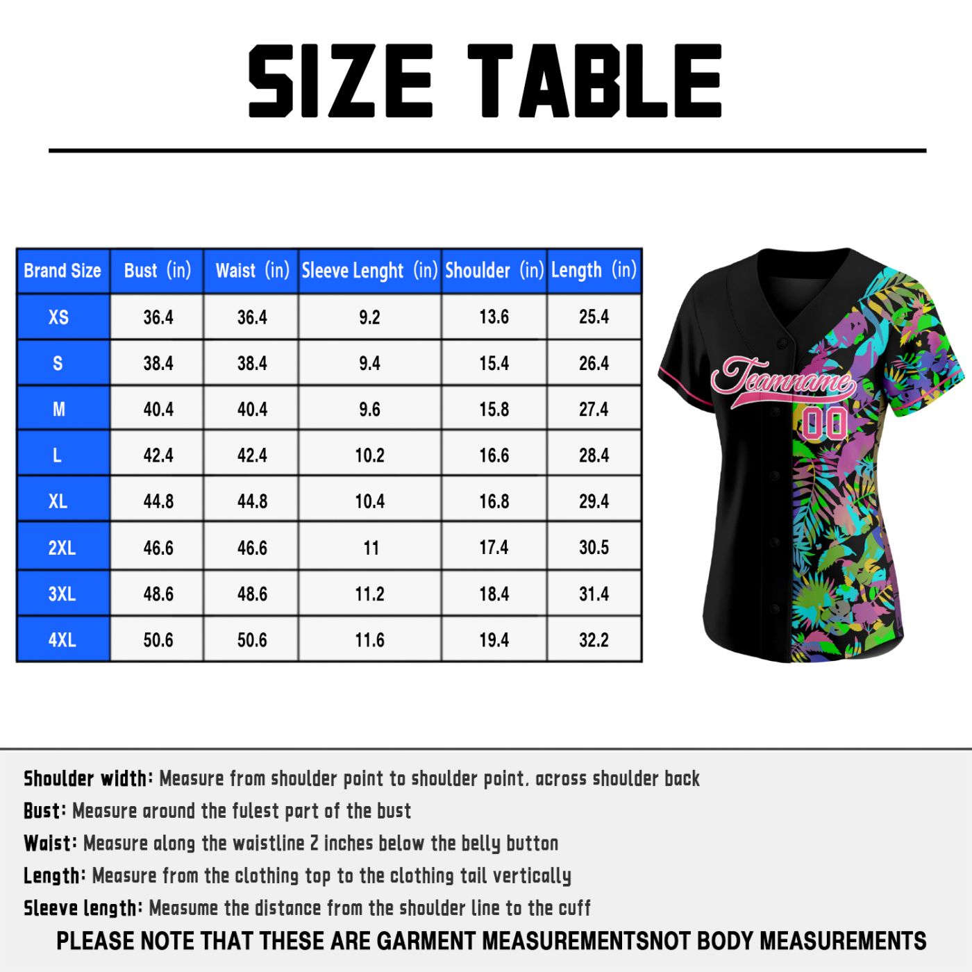 Women's Custom Hawaiian Tropical Floral Baseball Jersey - Personalized Black Pink Team Uniform with Name & Number