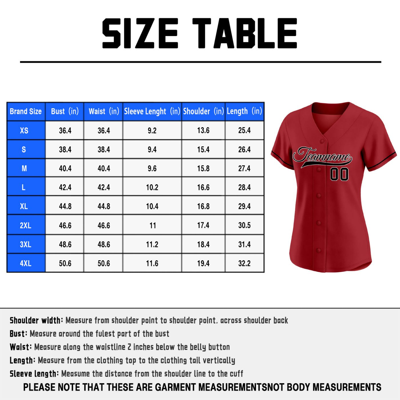 Women's Custom Red Baseball Jersey - Plain Button-Down Black Piping Softball Shirt